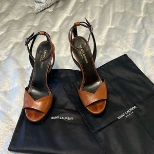 Saint Laurent Platform Sandal Heels size 38